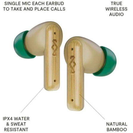 AUDIFONOS BLUETOOTH MADERA - 3