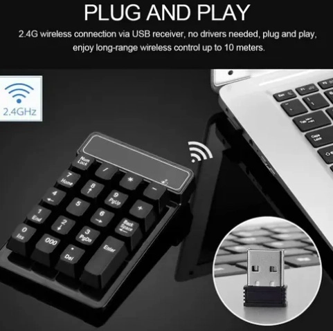 TECLADO MECANICO DIGITAL INALAMBRICO USB - 5