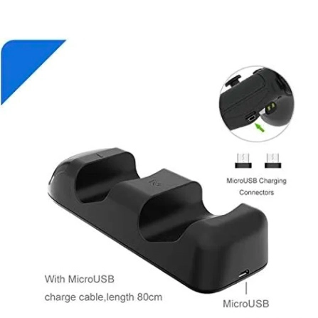 PS4 BASE DE CARGA DOBLE PARA CONTROL INALAMBRICO - 4