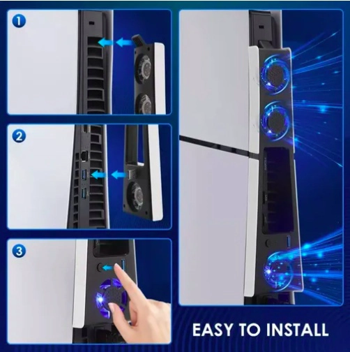 VENTILADOR DE ENFRIAMIENTO PARA CONSOLA PS5 - 3