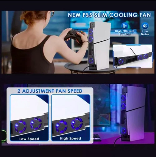 VENTILADOR DE ENFRIAMIENTO PARA CONSOLA PS5 - 5