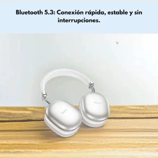 AUDIFONOS BLUETOOTH 90 HORAS BATERIA HIFI BLANCOS - 3