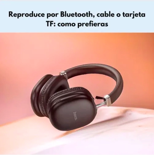 AUDIFONOS BLUETOOTH 90 HORAS BATERIA HIFI ROSADOS - 5
