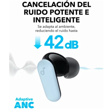 AUDIFONOS BLUETOOTH SOUNDCORE NEGROS - 2