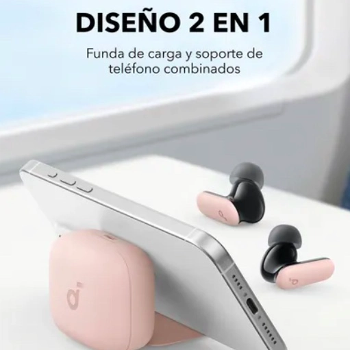 AUDIFONOS BLUETOOTH SOUNDCORE ROSADOS - 2