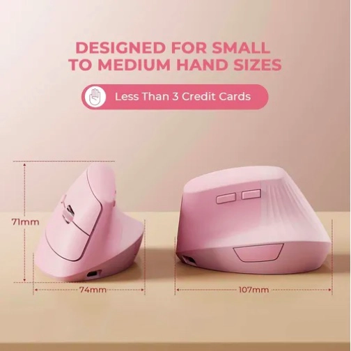 MOUSE VERTICAL RECARGABLE - 2