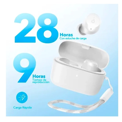 AUDIFONOS IN EAR BLUETOOTH BLANCO - 3