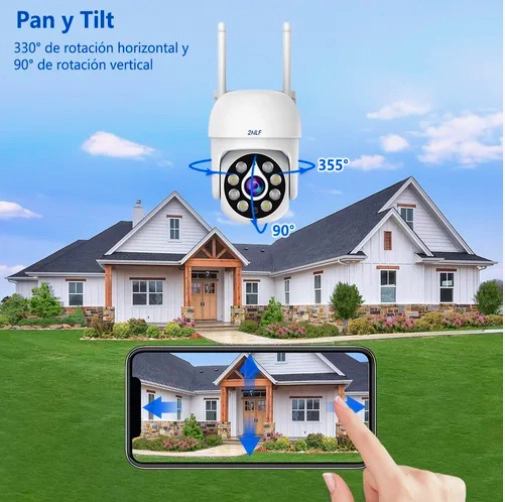 CAMARA DE SEGURIDAD EXTERIOR 5G WIFI HD IMPERMEABLE - 6