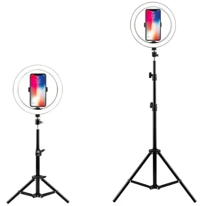 ANILLO ARO LUZ LED FOTOGRAFIA 26 CM + TRIPODE AJUSTABLE - 6