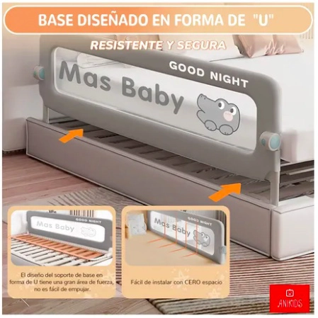 BARANDA CAMA SEGURIDAD BEBE - 5