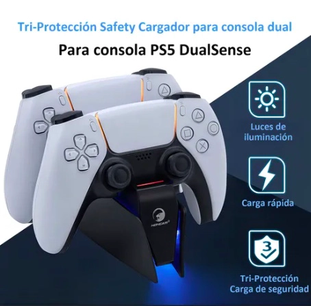 BASE CARGADOR PARA CONSOLA SOPORTE PS5 - 4