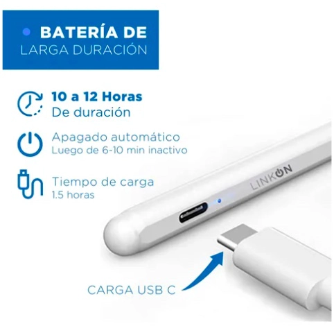 LAPIZ PENCIL TACTIL STYLUS PARA APPLE IPAD - 6