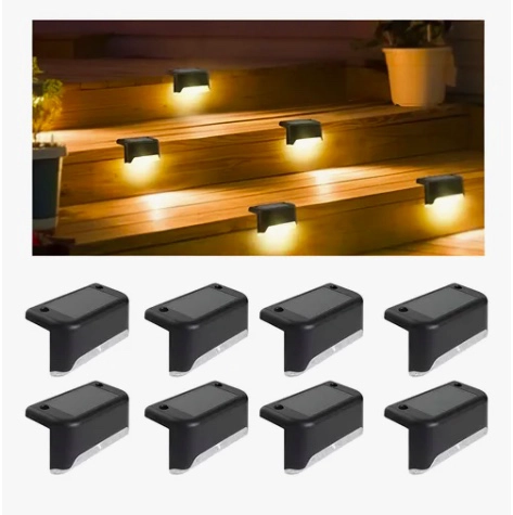 KIT 8 LUCES SOLARES PATIO JARDIN - 1