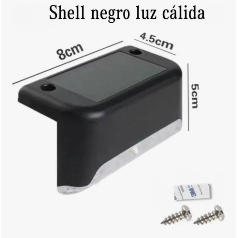 KIT 8 LUCES SOLARES PATIO JARDIN - 2