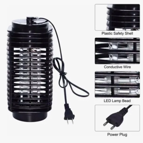PACK 2 LAMPARA UV MATA MOSQUITOS INSECTO - 4