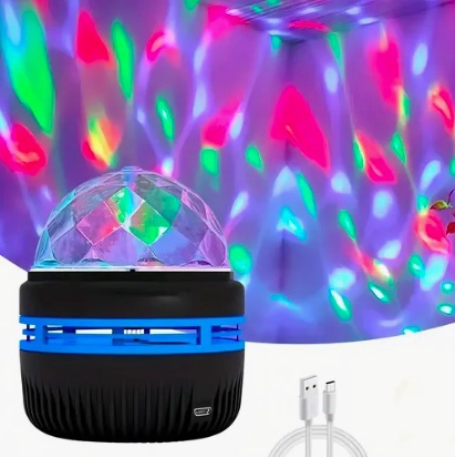 PROYECTOR LAMPARA LUZ LED COLORES - 4