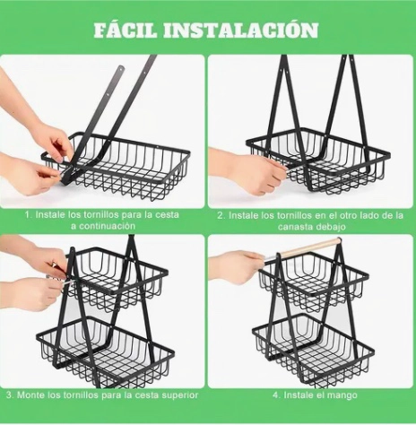 CESTA PARA FRUTAS VEGETALES - 4