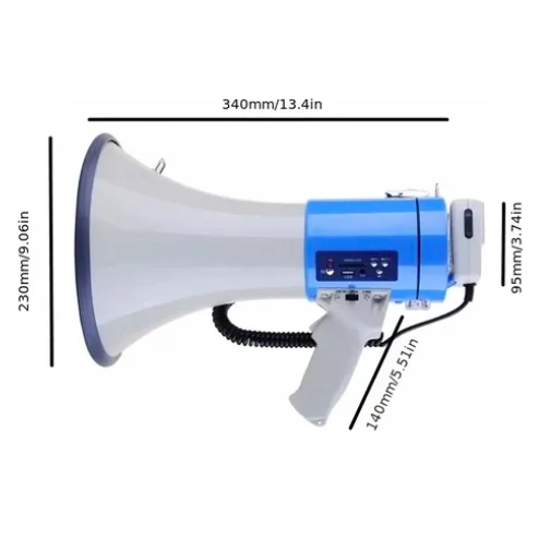 MEGAFONO PORTATIL ALTAVOZ 50W - 2