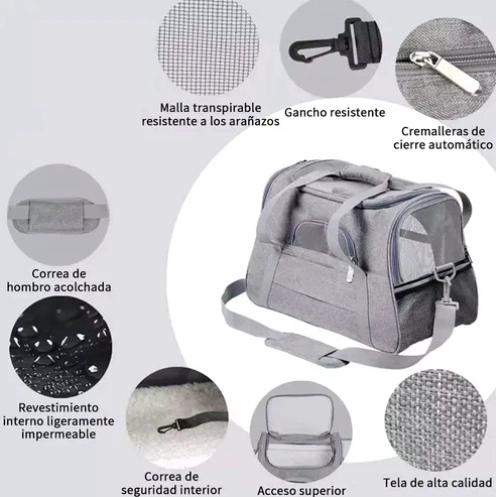 BOLSO TRANSPORTADOR MASCOTA - 3