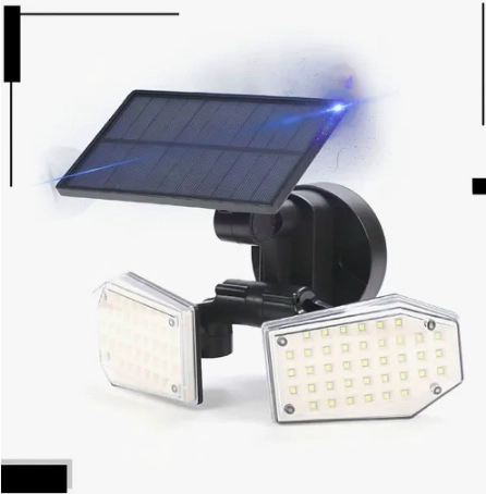 LAMPARA FAROL LED DE PARED SOLAR - 1
