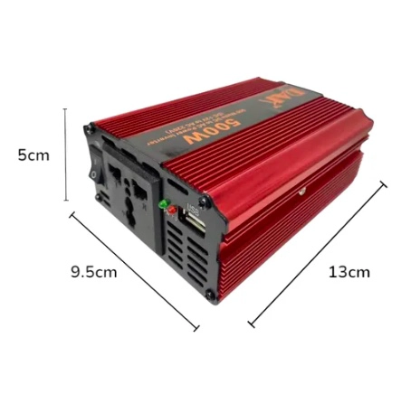 INVERSOR VOLTAJE 500W CONVERTIDOR 12V A 220V - 3