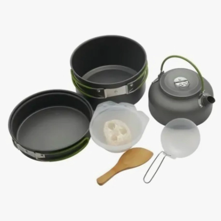 SET OLLAS Y TETERA CAMPING - 1