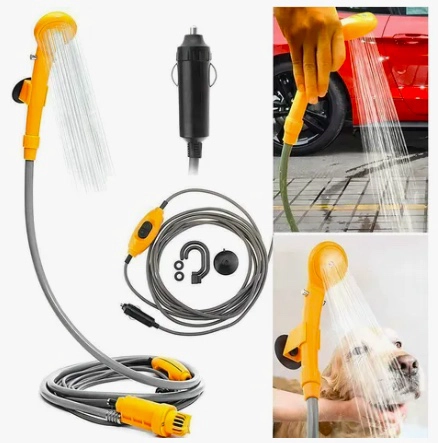 DUCHA PARA CAMPING PORTATIL CONEXION DE AUTO - 3