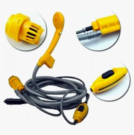 DUCHA PARA CAMPING PORTATIL CONEXION DE AUTO - 4