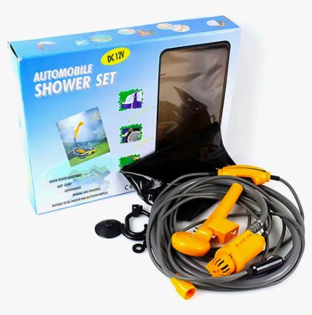 DUCHA PARA CAMPING PORTATIL CONEXION DE AUTO - 5