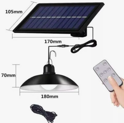 LAMPARA SOLAR COLGANTE - 3