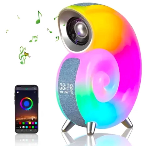 BOCINA ALTAVOZ MUSICAL DESPERTADOR BLUETOOTH - 1
