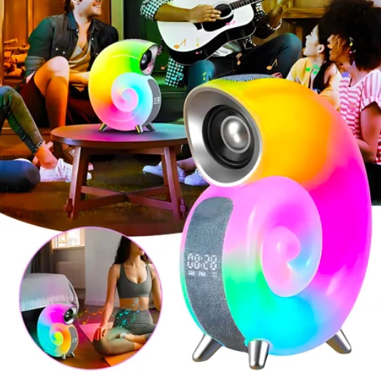BOCINA ALTAVOZ MUSICAL DESPERTADOR BLUETOOTH - 4