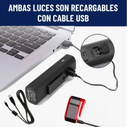 LUZ BICICLETA SET DELANTERA - 2