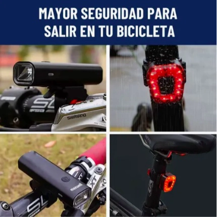 LUZ BICICLETA SET DELANTERA - 3