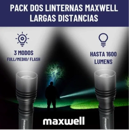 LINTERNA LED TACTICA SET DE 2 - 2
