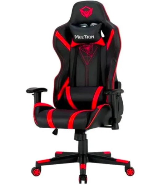 SILLA DE ESCRITORIO GAMER ERGONOMICA ROJO - 2
