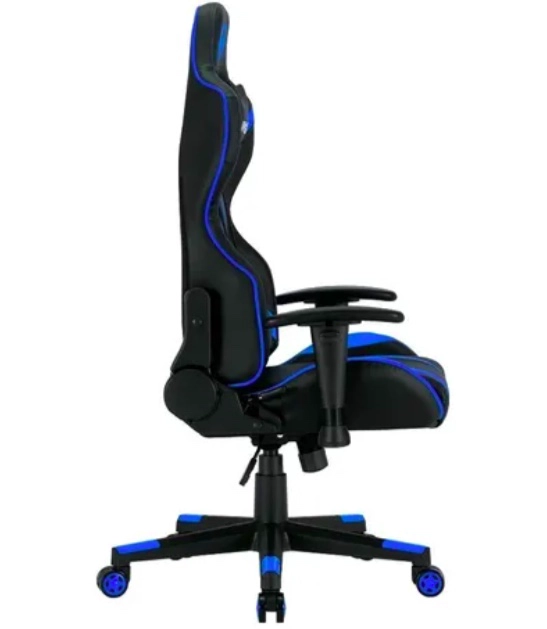 SILLA DE ESCRITORIO GAMER ERGONOMICA AZUL - 3