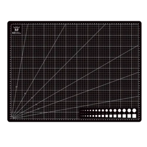 BASE TABLERO DE CORTE A2 MEDIDAS 60X45 NEGRO - 2