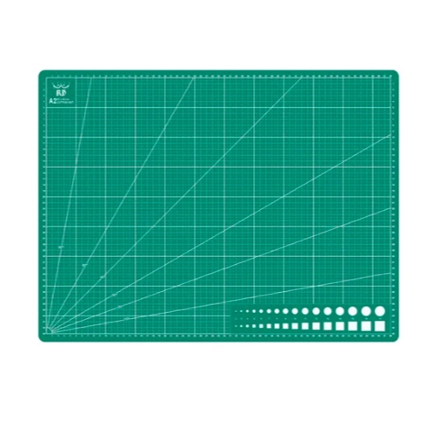 BASE TABLERO DE CORTE A2 MEDIDAS 60X45 VERDE - 2