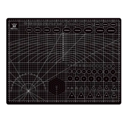 BASE TABLERO DE CORTE A3 MEDIDAS 45X30 NEGRO - 1