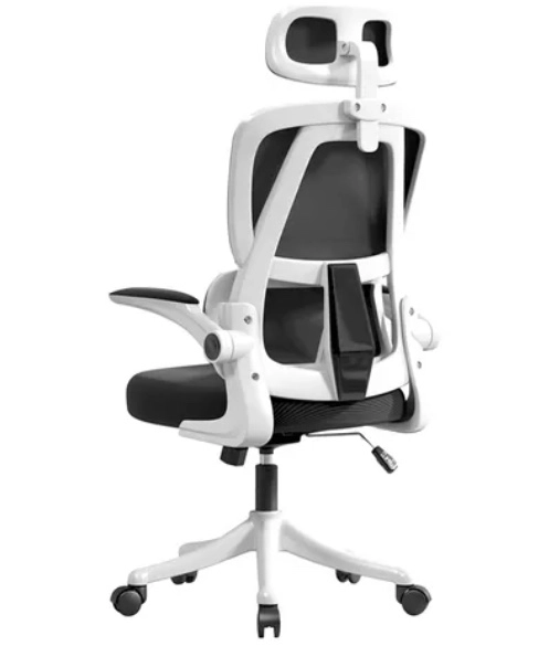 SILLA ERGONOMICA DE ESCRITORIO SOPORTE LUMBAR BLANCA - 1