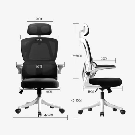 SILLA ERGONOMICA DE ESCRITORIO SOPORTE LUMBAR - 5