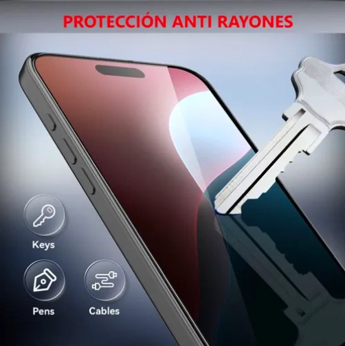 PACK 3 LAMINAS VIDRIO COMPLETA IPHONE 17 PRO MAX - 3