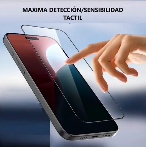 PACK 3 LAMINAS VIDRIO COMPLETA IPHONE 17 PRO MAX - 5