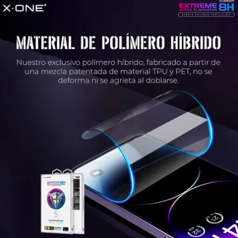 LAMINA MICA ANTIGOLPE COMPLETA X-ONE IPHONE 16 PRO MAX - 4