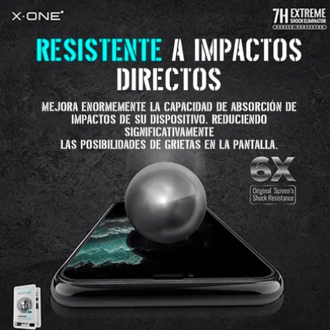LAMINA MICA ANTIGOLPE COMPLETA X-ONE IPHONE 11 PRO - 2