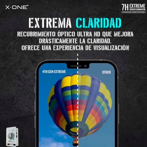 LAMINA MICA ANTIGOLPE COMPLETA X-ONE IPHONE 11 PRO - 5