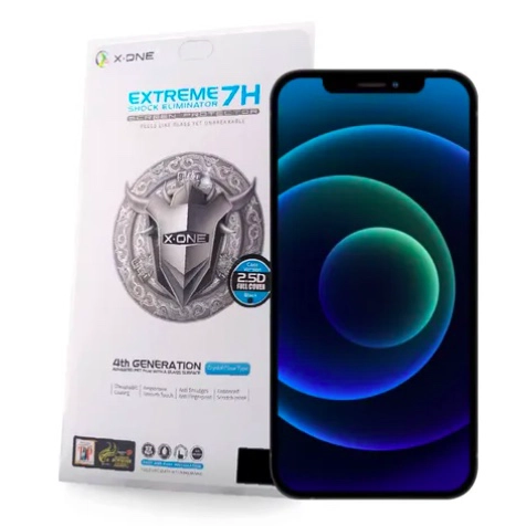 LAMINA MICA ANTIGOLPE COMPLETA X-ONE IPHONE 12 PRO MAX - 1