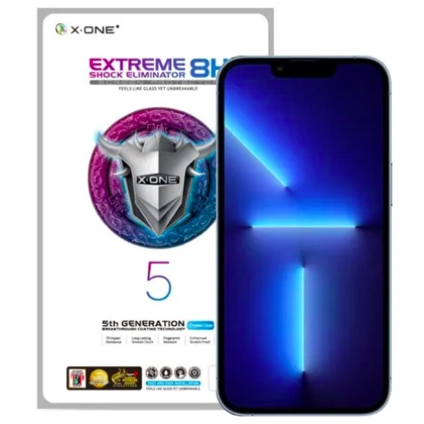 RIQUI LAMINA MICA ANTIGOLPE COMPLETA X-ONE IPHONE 13/13 PRO