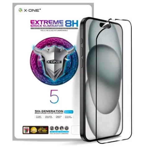 RIQUI LAMINA MICA ANTIGOLPE COMPLETA X-ONE IPHONE 15